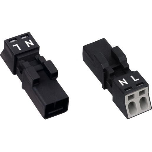 Wago Steker male mini 2-pol.wit