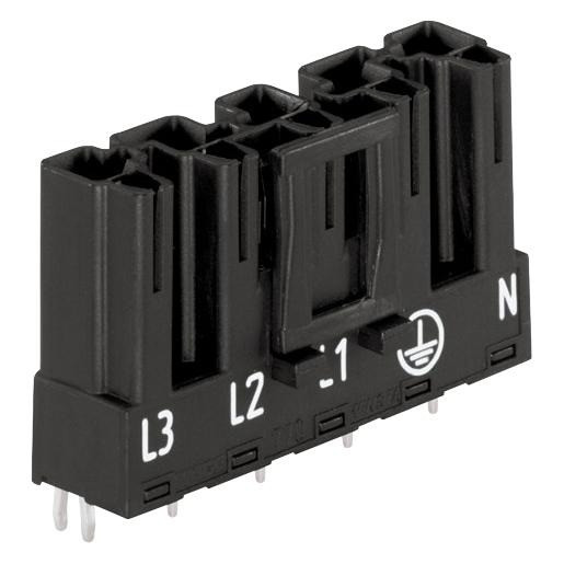 Wago Steker male print 5-pol.wit