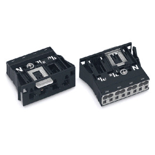 Wago Winsta apparatuuraansluiting voor insteekbare gebouwinstallatie 4P steker recht