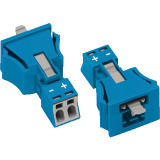 Wago Winsta apparatuuraansluiting voor insteekbare gebouwinstallatie 2P steker recht