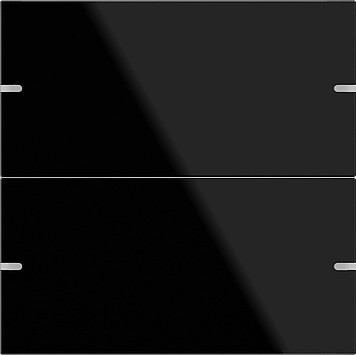 Gira TS4 Wippenset 2-V indiv. tastsens.4.95 GL.zwart