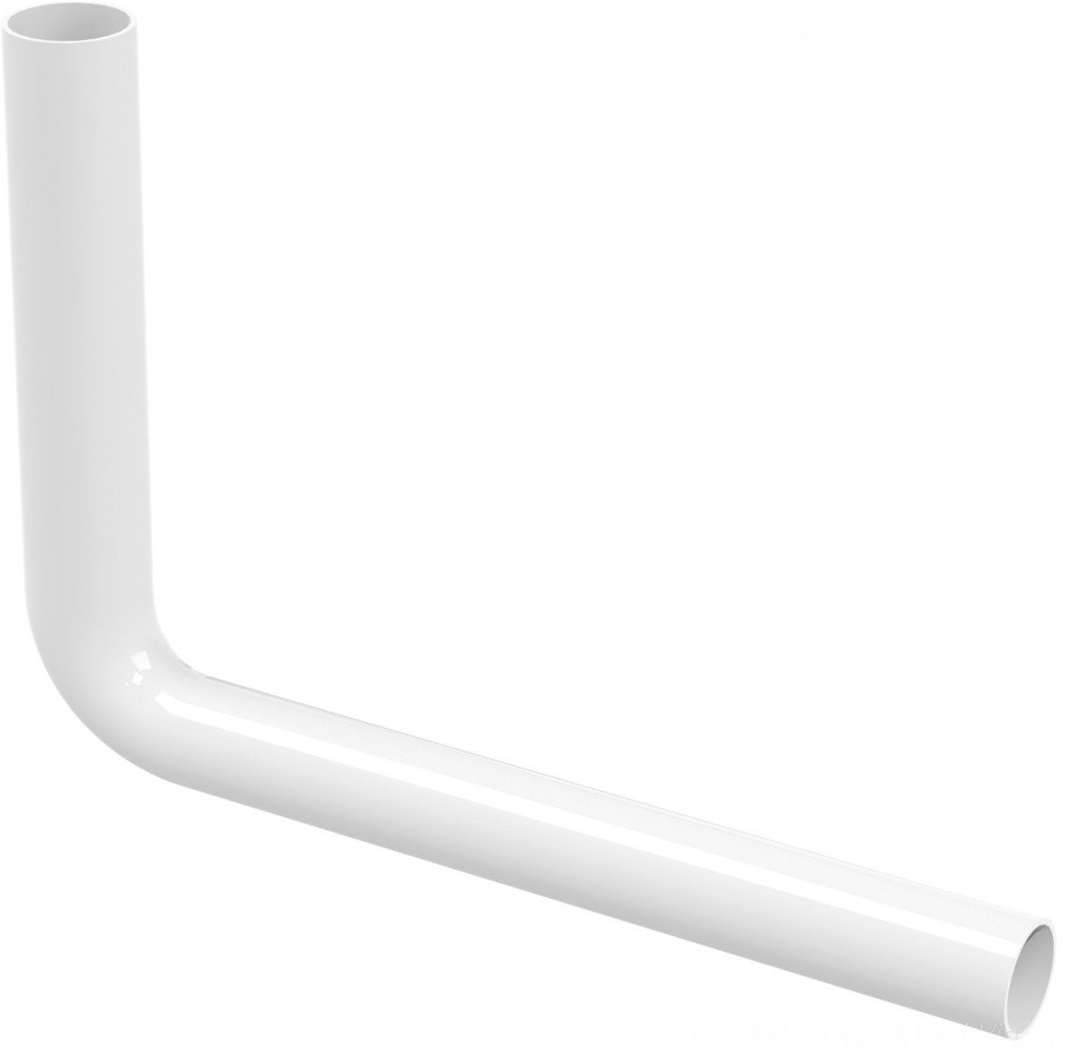 Wisa PVC BOCHT 280X400 WIT