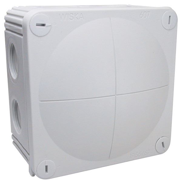 Wiska Kabeldoos 85x85mm membraan-en wartelinvoer PG16 met 3X SKV16