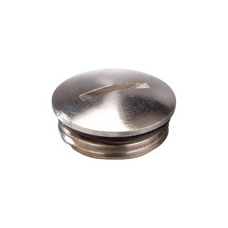 Wiska Blindstop messing vernikkeld draad m25x1,5 met O-ring