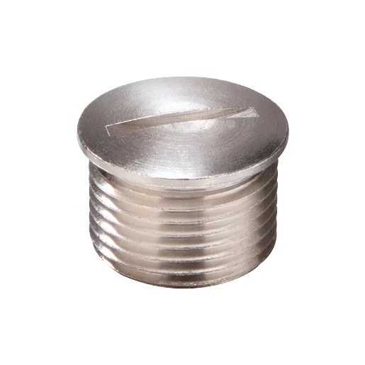 Wiska Blindstoppen Blindstop Messing vernikkeld, m40x1,5 met lange tap