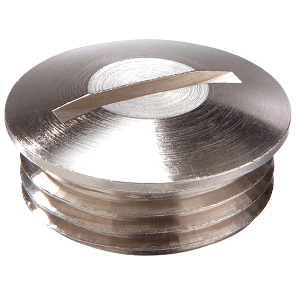 Wiska Blindstoppen Blindstop Messing vernikkeld, PG21