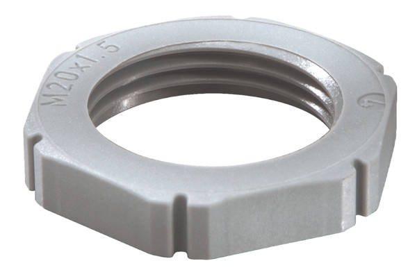 Wiska Contramoeren Contramoer Kunststof, m50x1,5 zilvergrijs