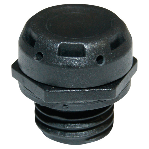 Wiska Drukvereffeningscomponent kunststof high flow m20x1,5 zwart
