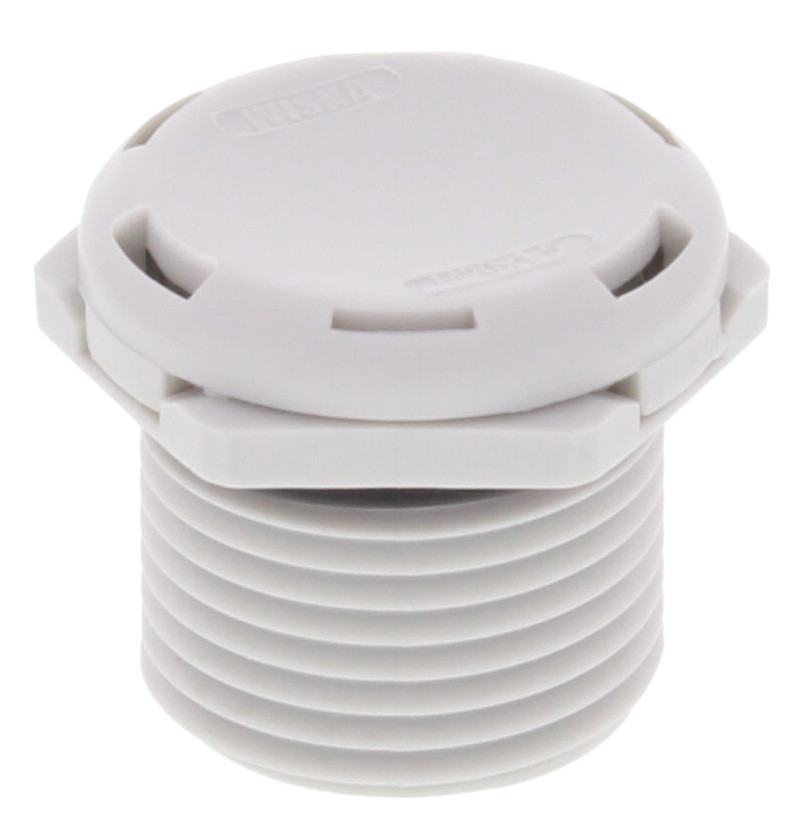 Wiska Drukvereffeningscomponent kunststof lange tap m40x1,5 zwart