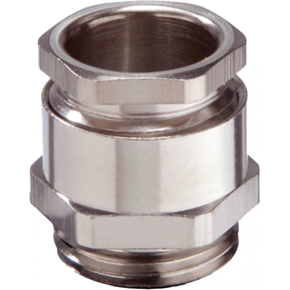 Wiska Kabelwartel messing vernikkeld m25x1,5 doorlaat 7,5-18,5MM