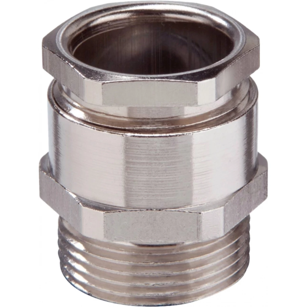 Wiska ESMKV Kabelwartel Messing vernikkeld, m50x1,5 doorlaat 31-42MM, lange tap