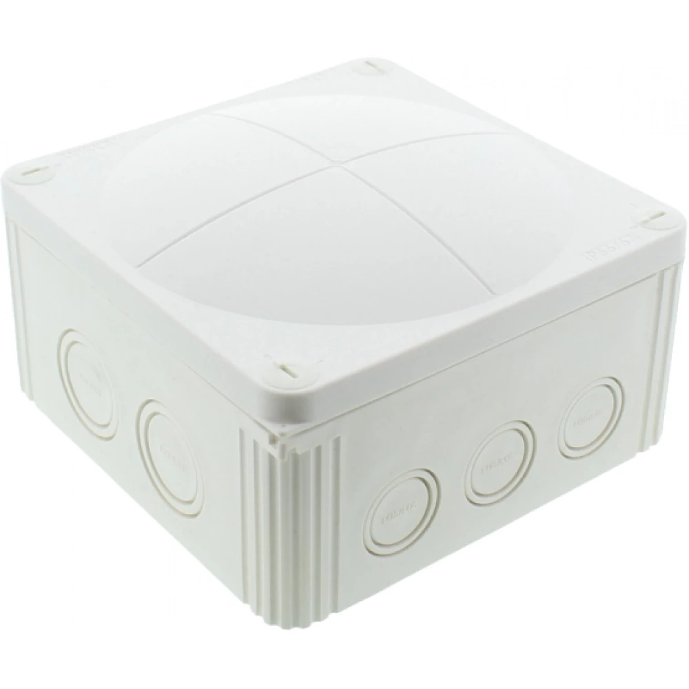 Wiska Kabeldozen Combi 1010 Kunststof Kabeldoos 140x140x82mm met 5-polige klemsteen, wit