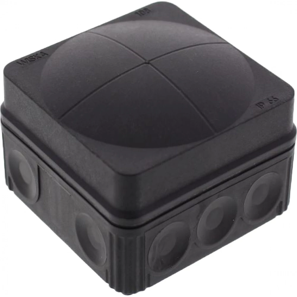 Wiska Kabeldozen Combi 108 Kunststof Kabeldoos 76x76x51mm leeg, zwart