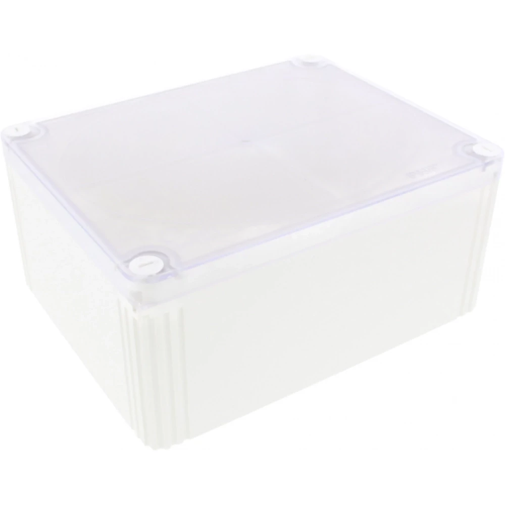 Wiska Kabeldozen Combi 1610 Kabeldoos 200x160x94 leeg, wit, inv. 2X bodem, transp. deksel