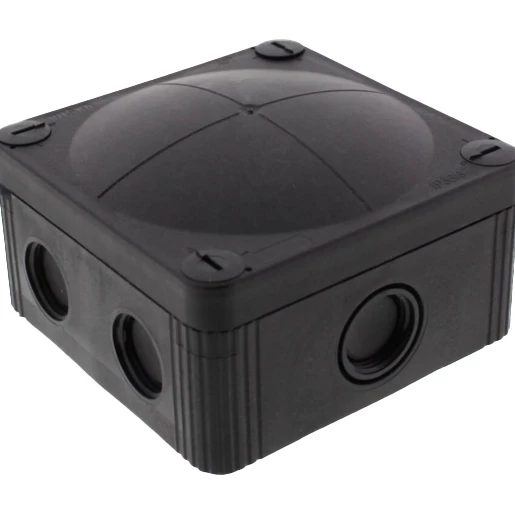 Wiska Kabeldozen Combi 407 Kunststof Kabeldoos 95x95x60mm, zwart