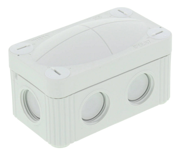 Wiska Kabeldoos 206 combi leeg grijs