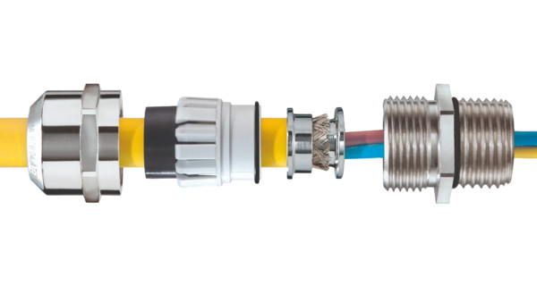 Wiska Sprintwartels EMSKE Kabelwartel Atex, m25x1,5 lange tap, doorlaat 10-17MM