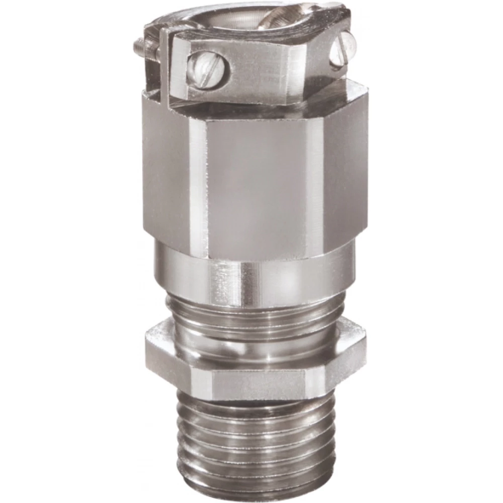 Wiska Sprintwartels EMSKVZ Kabelwartel Messing vernikkeld met trekontlasting, lange tap M16