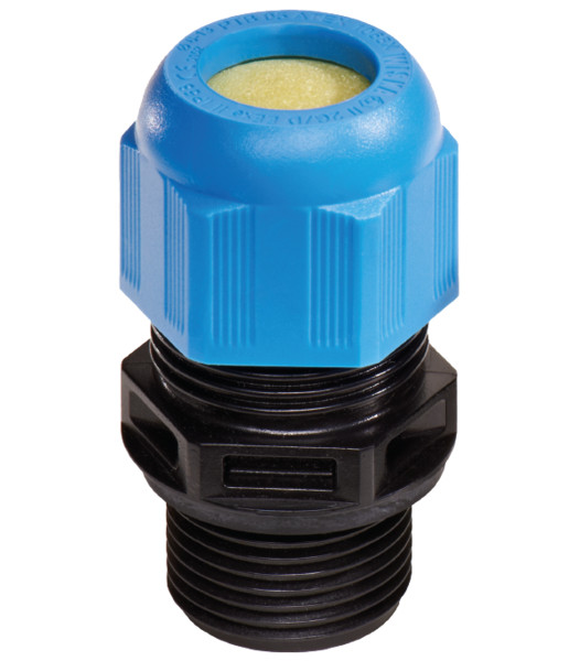 Wiska Sprintwartels ESKE/1-E Kabelwartel, atex ex-I, m63x1,5 doorlaat 34-38MM, lange tap zwartblauw