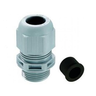 Wiska Eskv wartel M25 donkergrijs 9/17MM kunststof