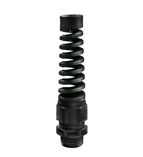 Wiska Sprintwartels ESKVS Wartel Kunststof m32x1,5 doorlaat 13-21MM zwart, met knikbeschermer