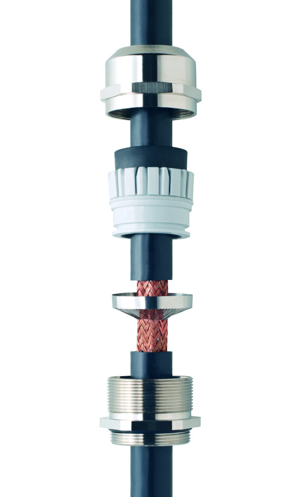 Wiska Sprintwartels ESSKV Emc-Kabelwartel, RVS m25x1,5 doorlaat 9-17MM