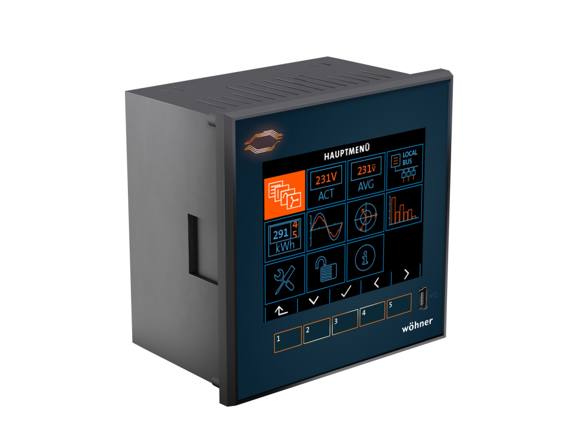 Wöhner MIEZ 37010 Miez power analyzer 24vac/DC met ethernet