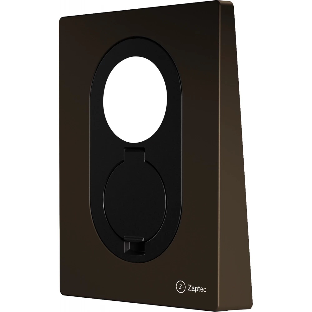 Zaptec Frontcover go wood brown