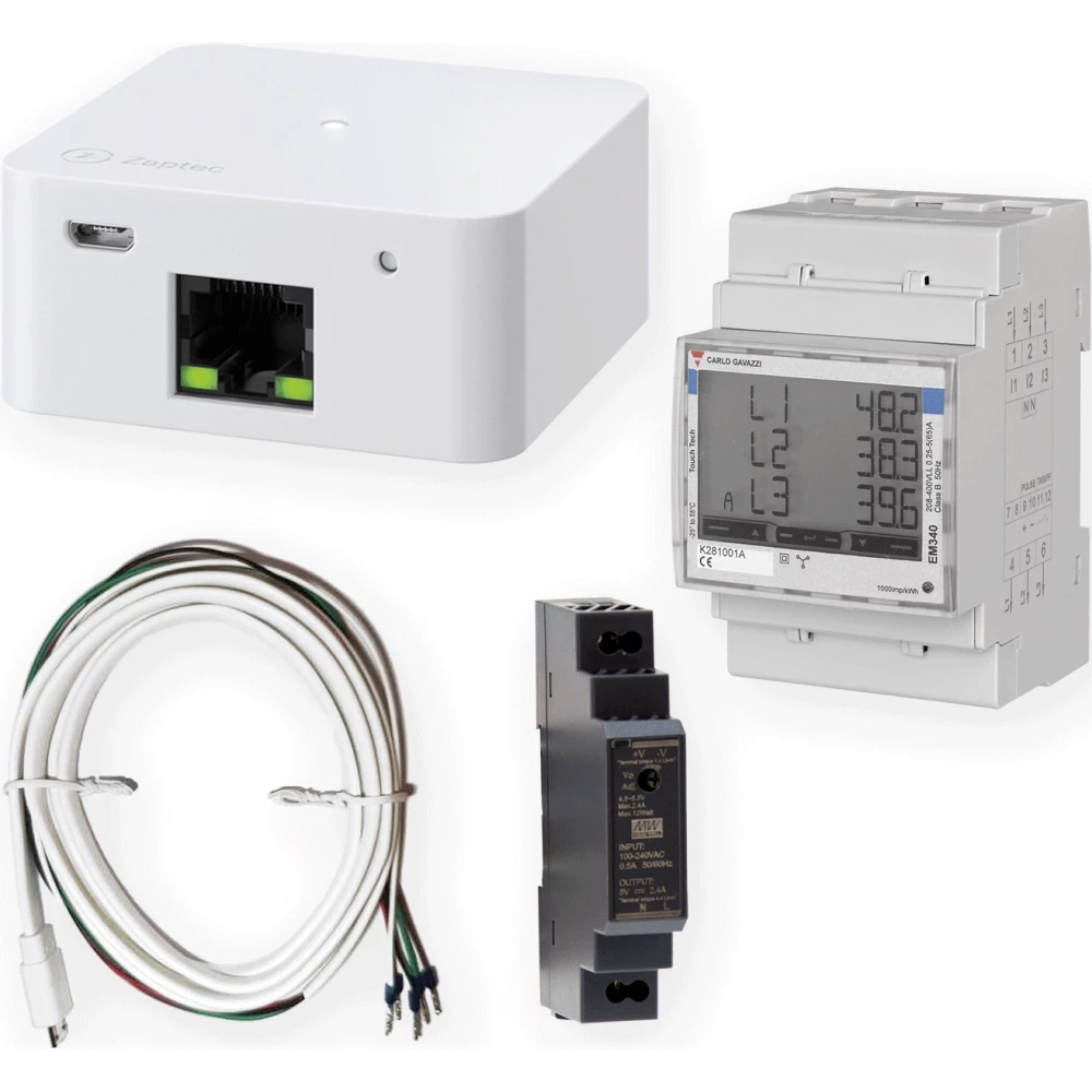 ZAPTEC Sense bundel 6 (sense + 3-fase inline energiemeter max 65a)