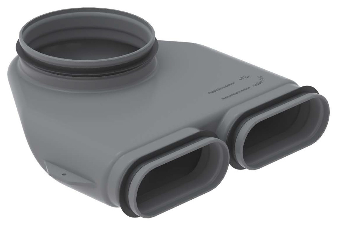 ZEHNDER ComfoMain - Hoofdkanalen Tra-DN160/ck300x90