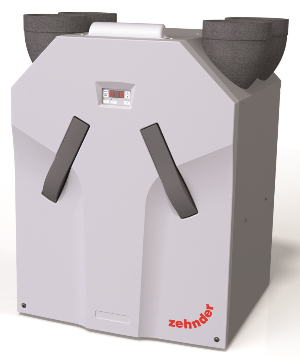 ZEHNDER Warmteterugwinning centraal Ca300-BS-L-SD-PRH-RF-erv-MCC7/7-NL
