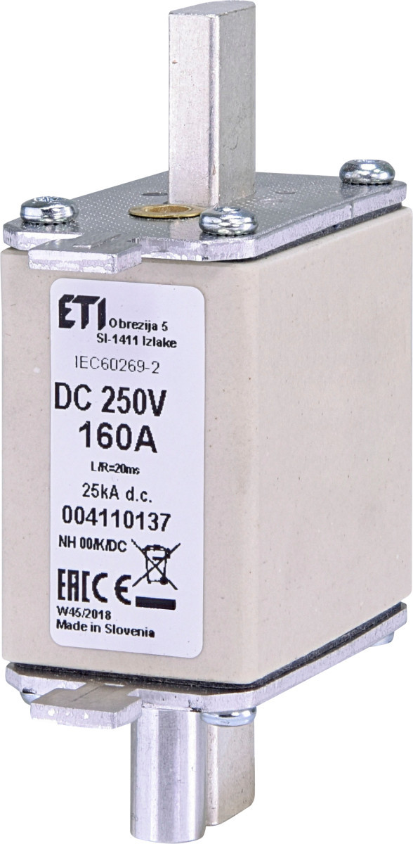 Zekering NH00/K 200a/250V DC 4110141