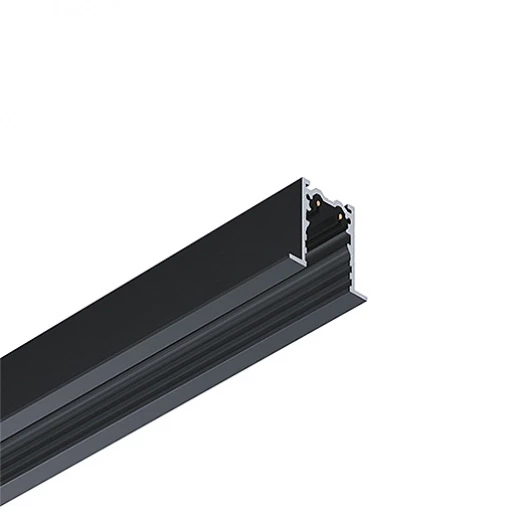 Zumtobel Supersysteem ii laagspannings-U-inbouwprofiel rail U SF 2M zwart