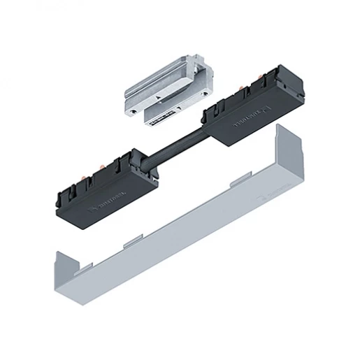 Zumtobel Supersysteem ii verbinder (elektrisch) track 48V zilver